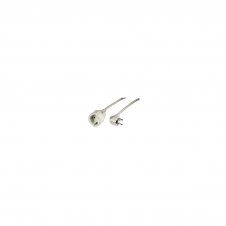 Hama | Cable extension Schucko 3m, con protección para niños, color blanco