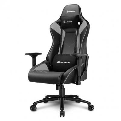Silla gaming sharkoon elbrus 3 negro gris 160g
