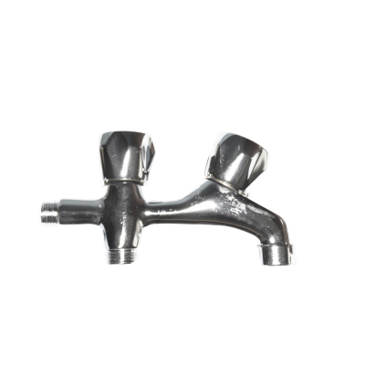 Grifo de lavadora doble v/metal cr 1/2 (envasado)