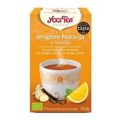 Yogi Tea Yogi Jengibre-Vainilla-Naranja 2g X 17 Bolsitas