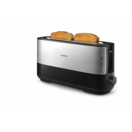 Tostador Philips HD2692/90, 1 ranura larga, 950W, inox