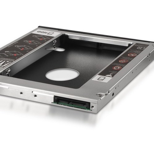 Aisens Adaptador disco duro de 9,5 mm para unidad óptica portátil de 12,7mm
