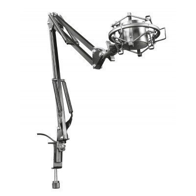 Trust Gaming Brazo para Microfono Ajustable GXT 253 Emita - Rotacion 360º - Peso aceptado hasta 900gr