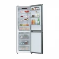 Frigorífico combi Candy CNCQ2T6S18CX, 185 x 59,5 x 59,9 cm, No Frost, clase C, 159 kWh/año, 35 dB, 315 litros, inox - imagen 3