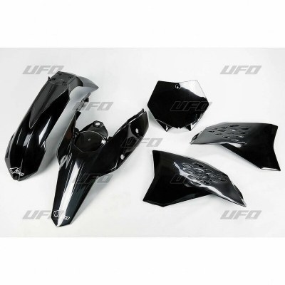 UFO Plastic Kit Black KTM KTKIT506@001