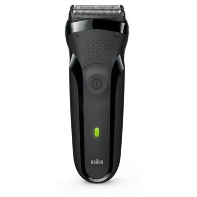 Afeitadora braun 300s black serie 3 3 elementos corte - capuchon protector - 2 baterias