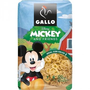 Pasta Mickey and Friends Gallo 300Grs. DESPENSA PASTA INFANTIL