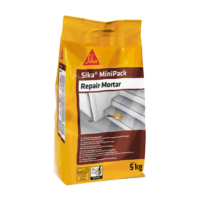 Mortero de reparación sikaminipack gris 5 kg