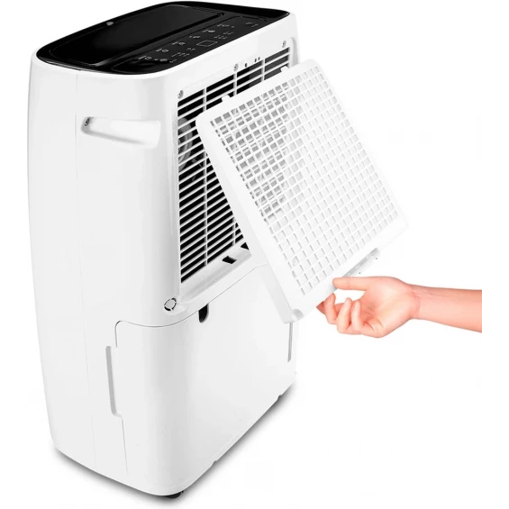 Deshumidificador Ufesa Deshumidificador Breeze Dry 5000 para estancias hasta 40 m2, 20 litros/día, depósito 6 litros, 46 dB, secado de ropa, blanco - imagen 9