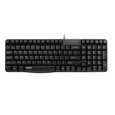 Rapoo N2400 teclado USB Portugués Negro