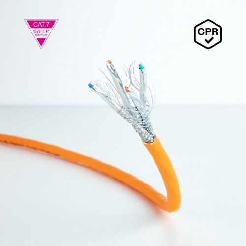 CABLE RED CAT. 7 600MHZ LSZH SFTP PIMF AWG23 305 M