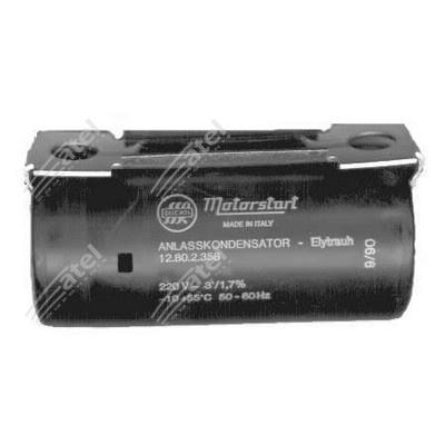 Condensador MOTOR Arranque 125uF-160uF 220Vac 37x70mm