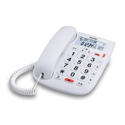 Telefono fijo alcatel tmax20 fr white