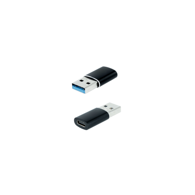 Nanocable - ADAPTADOR USB-A/M 3.1 A USB-C/H ALUMINIO NEGRO