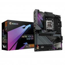 GIGABYTE X870E AORUS MASTER Placa Base - Compatible con CPUs AMD Ryzen 9000, 16+2+2 fases VRM digitales, hasta 8600MHz DDR5 (OC), 3xPCIe 5.0 + 1xPCIe