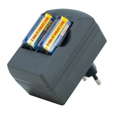 Cargador Bateria LITIO RCR123A + 2 Baterias BAT826