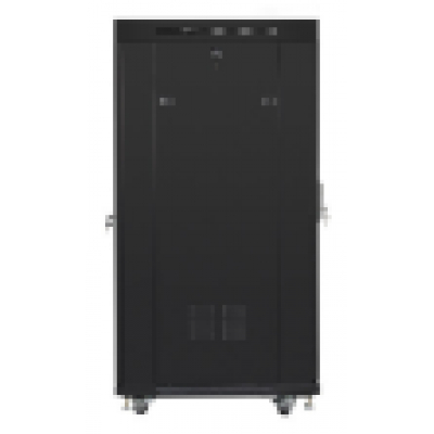 ARMARIO LANBERG RACK 19 27U 600X800 FLAT PACK PUERTA MESH NEGRO CON LCD