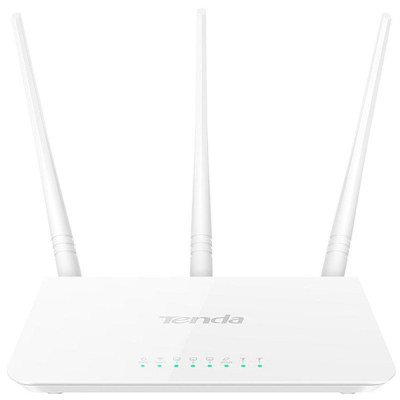 Router Repetidor Inalámbrico Tenda F3 300Mbps 2.4GHz/ 3 Antenas 5dBi