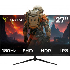 MONITOR GAMER YEYIAN ELYSIUM 27 PUL FAST IPS 180HZ FHD BOCINAS