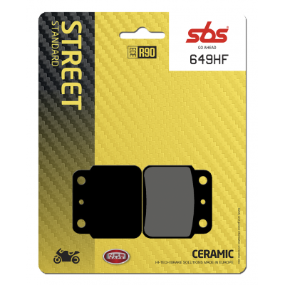 HF Street Ceramic Organic Brake Pads SBS 649HF