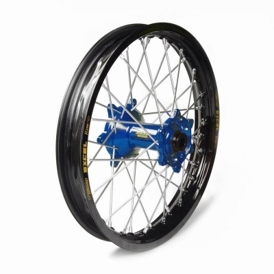 Rueda completa Haan Wheels aro negro 18-2,15 buje azul 1 86012/3/5 1 86012/3/5