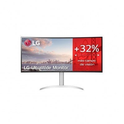 Monitor led ips curvo lg 38wq75c - w 38pulgadas 3840 x 1600 5ms hdmi display port reg. altura