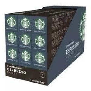 Pack de 12 cajas NESPRESSO STARBUCKS DARK ESPRESO, 10 unidades por caja, 120 cápsulas en total