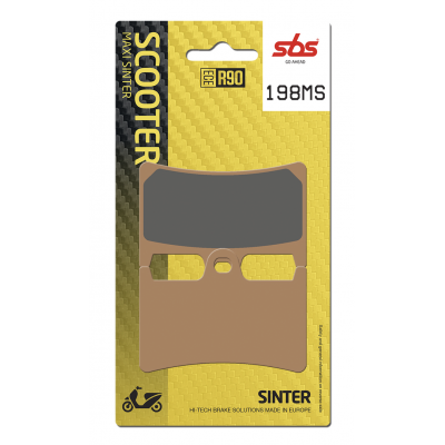 MS Scooter Maxi Sintered Brake Pads SBS 198MS