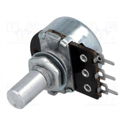 POTENCIOMETRO Logaritmico 47K Eje 6mm Corto