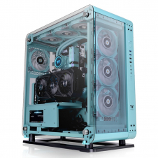 GABINETE THERMALTAKE CORE P6 TG TURQUESA ATX VIDRIO MODULAR