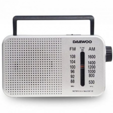 Radio Portátil Daewoo DW1122/ Plata