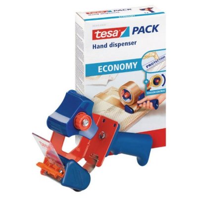 TESA Dispensador de precinto Tesapack Economy para rollos de 66m rojo/azul