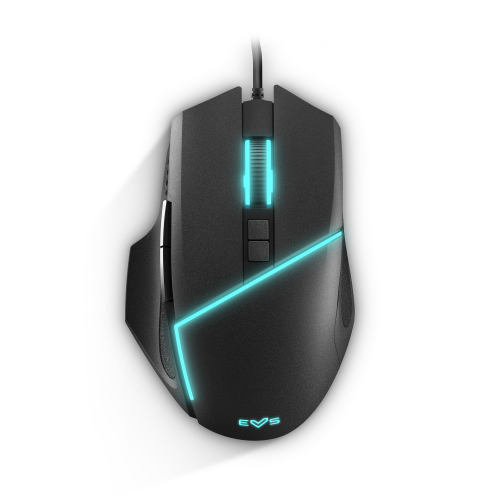 Energy Sistem Gaming Mouse ESG M2 Flash (6400 DPI, USB, luces LED RGB, 8 botones cus