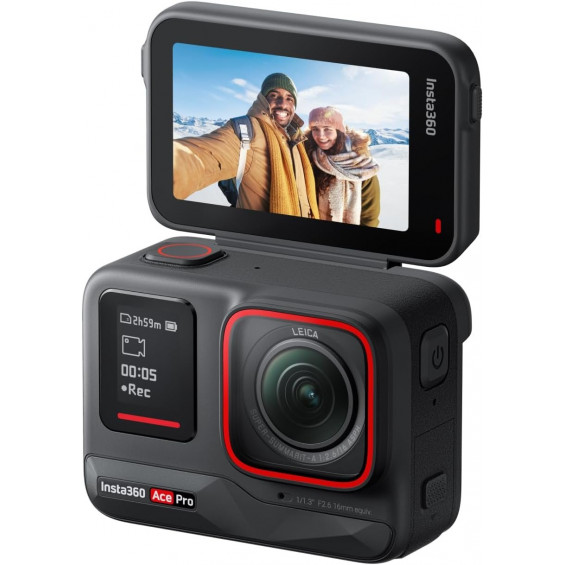 Cámara deportiva Insta360 Ace Pro Standard Bundle, vídeo 8K24, sensor 1/1,3