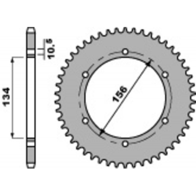 PBR Steel Standard Front Sprocket 508 - 530 508.14.18NC