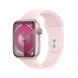 Apple Watch Series 9 Mrmm3Ql/A 45Mm Pink Aluminium Case With Light Pink Sport Loop