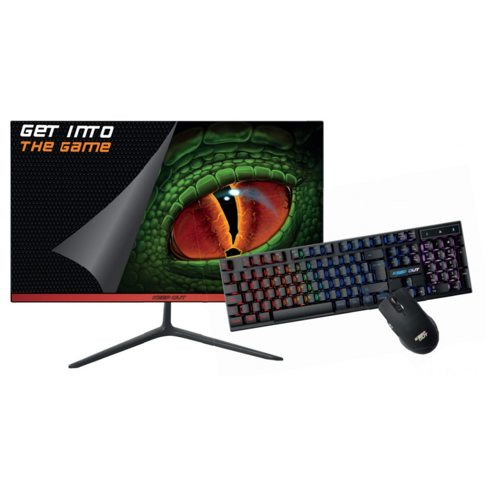 XGM22KITV2 pantalla para PC 54,6 cm (21.5") 1920 x 1080 Pixeles Full HD LED Negro, Rojo