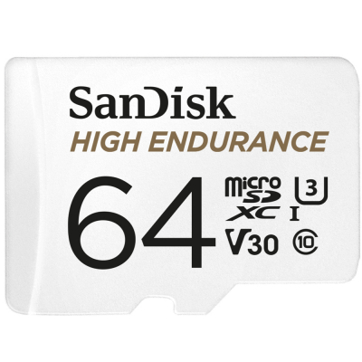 High Endurance 64 GB MicroSDXC UHS-I Clase 10