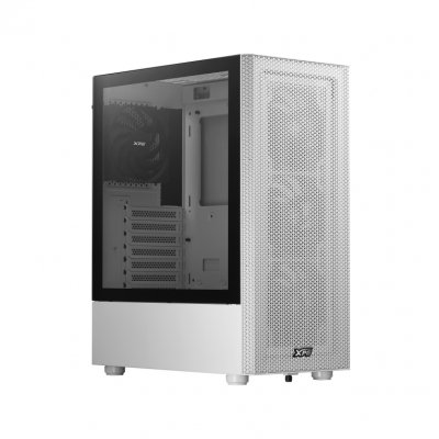 CAJA GAMING XPG MINI-ATX 4X120MM VENT WH SIN PSU