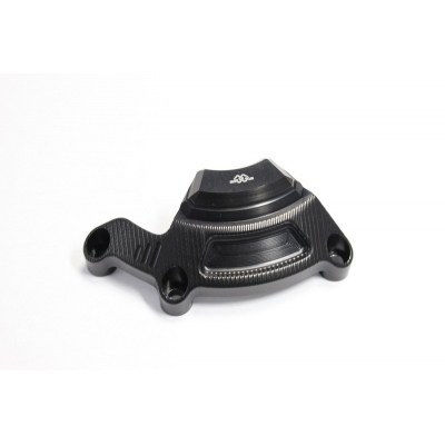 Protector de la tapa del motor Gilles Tooling (lado izquierdo), negro MP-L-Y03-B