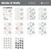 Vinilo de estrellas infantiles gris · Mondo di Stelle MC422-078