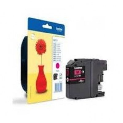 Cartucho tinta brother lc121mbp magenta 300 paginas mfc - j870dw - mfcj470dw - dcpj152w - dcpj132w - mfc - j4710dw - mfcj650dw