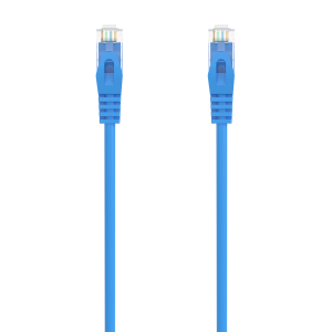 AISENS - Cable de Red Latiguillo RJ45 LSZH Cat.6A 500 Mhz UTP AWG24, Azul, 3M