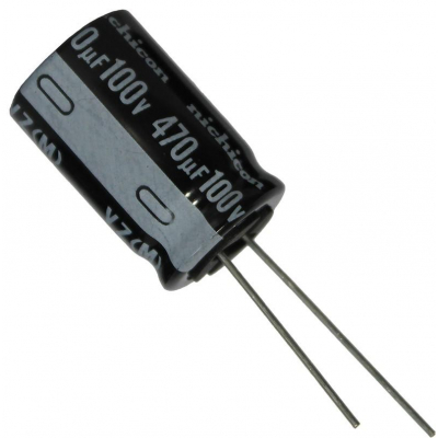 Condensador Electrolítico RADIAL 470uF 100Vdc 105ºC 16x31,5mm