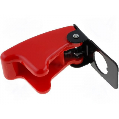 Tapa Interruptores Palanca Orificio 12,2mm color ROJO