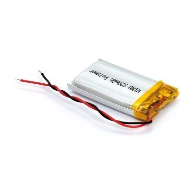 Bateria Litio 3,7V 280mAh Recargable con Circuito Control