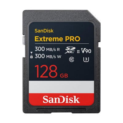 Tarjeta memoria secure digital sdxc 128gb sandisk extreme pro v90 clase 10 uhs - ii u3
