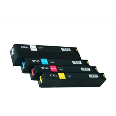 HP 970XL Negro Cartucho de Tinta Pigmentada Generico - Reemplaza CN625AE/CN621AE