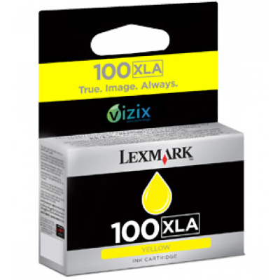 LEXMARK CARTUCHO INYECCION TINTA AMARILLO Nº100 XLA VIZIX
