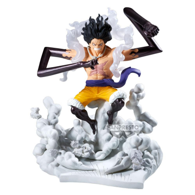 Figura banpresto one piece senkozekkei - monkey d.luffy gear4 -